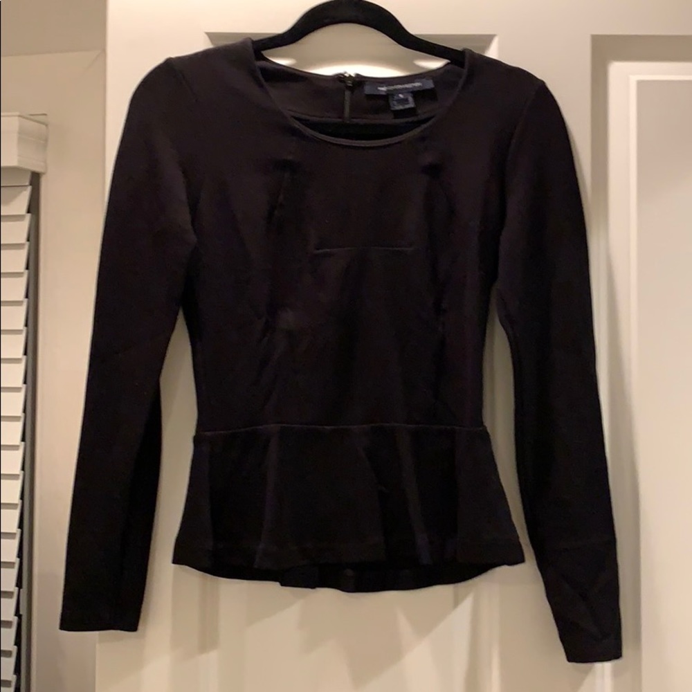 French Connection peplum top
